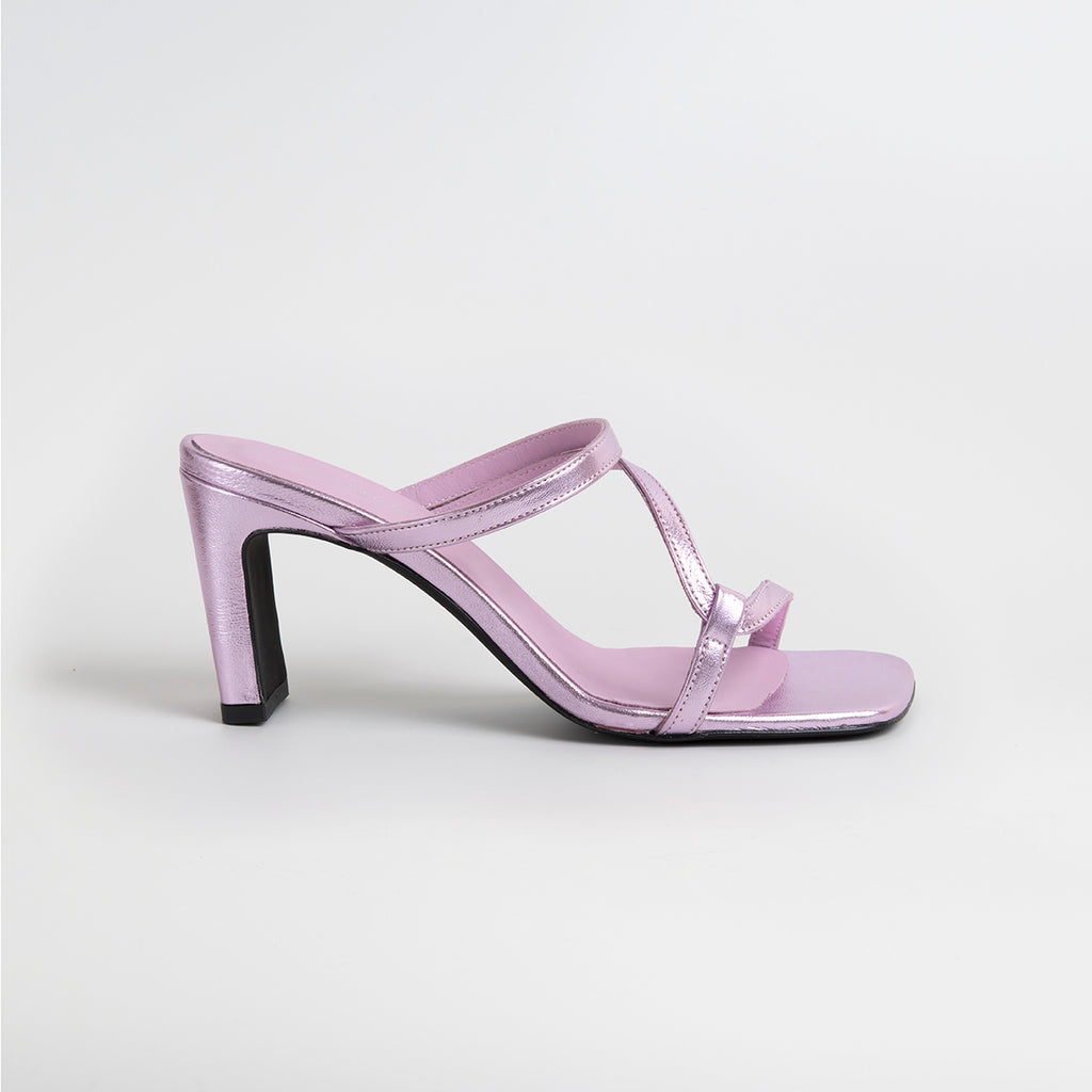 LILY - Lilac Metallic Sandals
