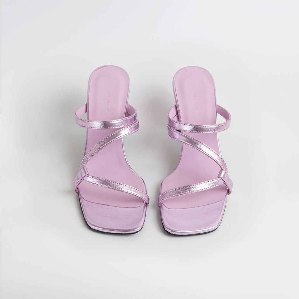 LILY - Lilac Metallic Sandals