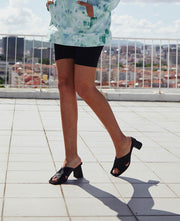 MADGE - Black Sandals | UNREAL FIELDS
