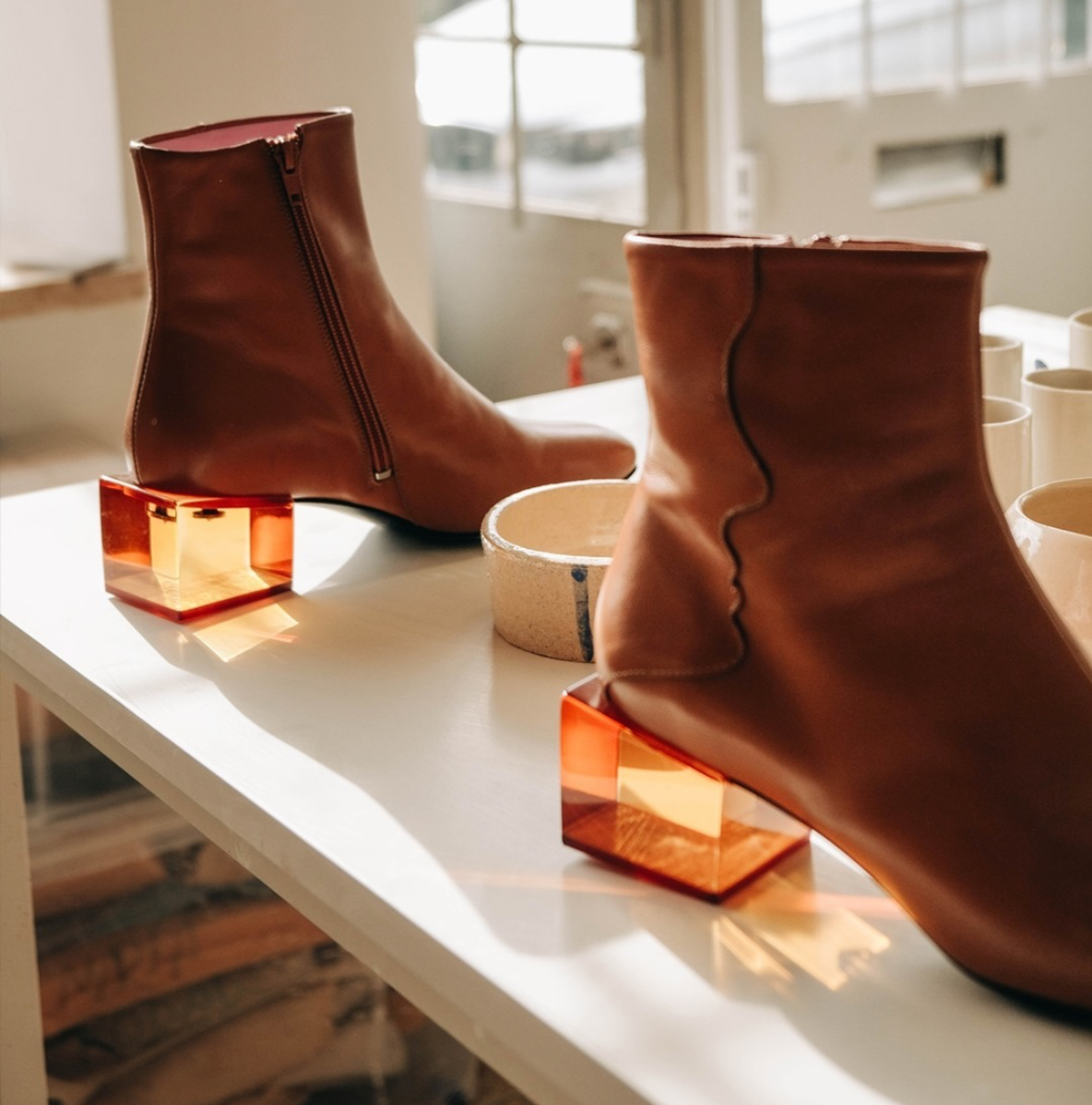Perspex boots top